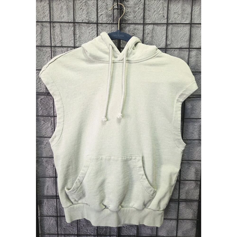 H&M - Sleeveless Light Green Hoodie - Size XS